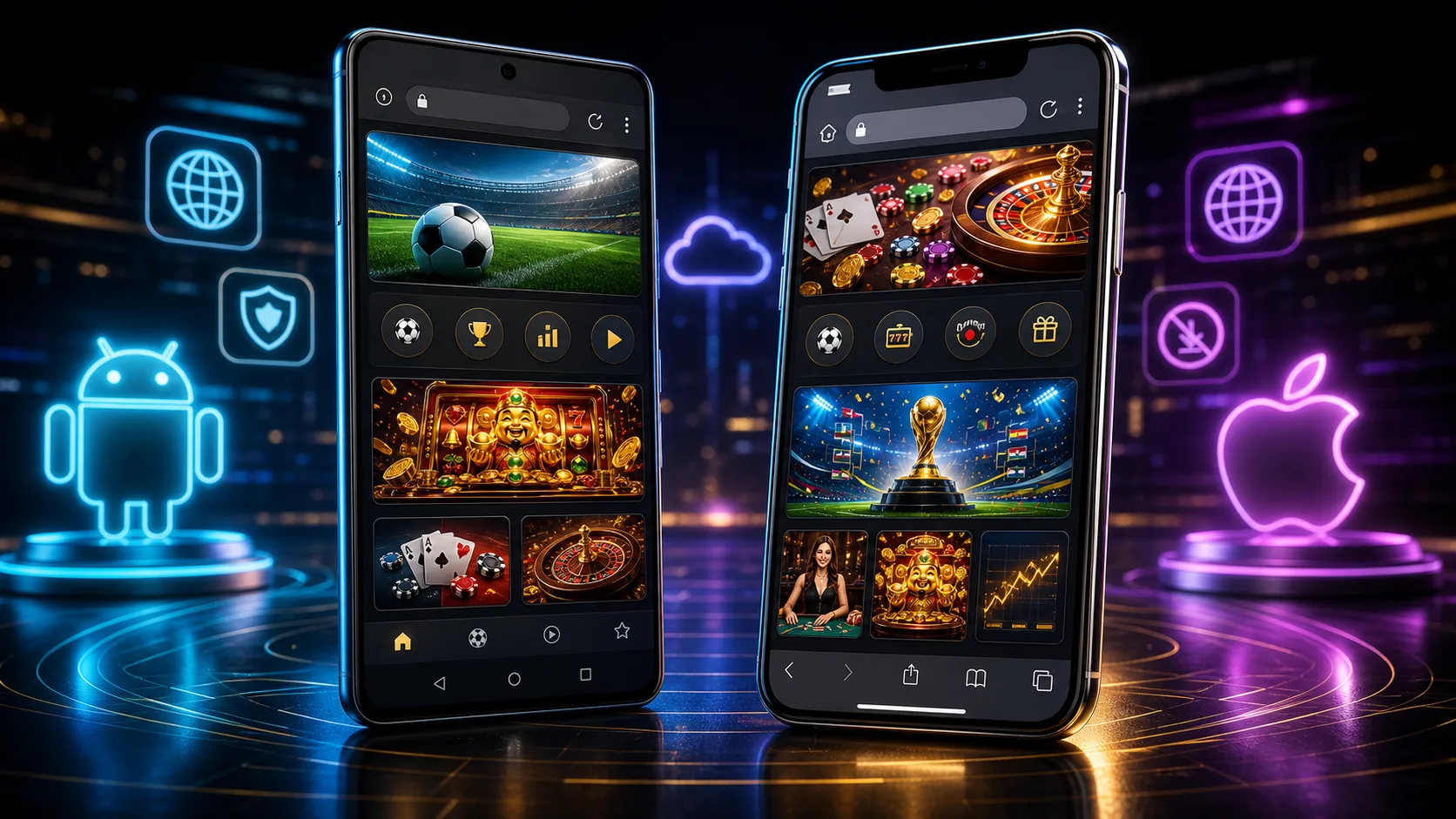 Experiência suprabets compatível com Android e iOS no navegador mobile